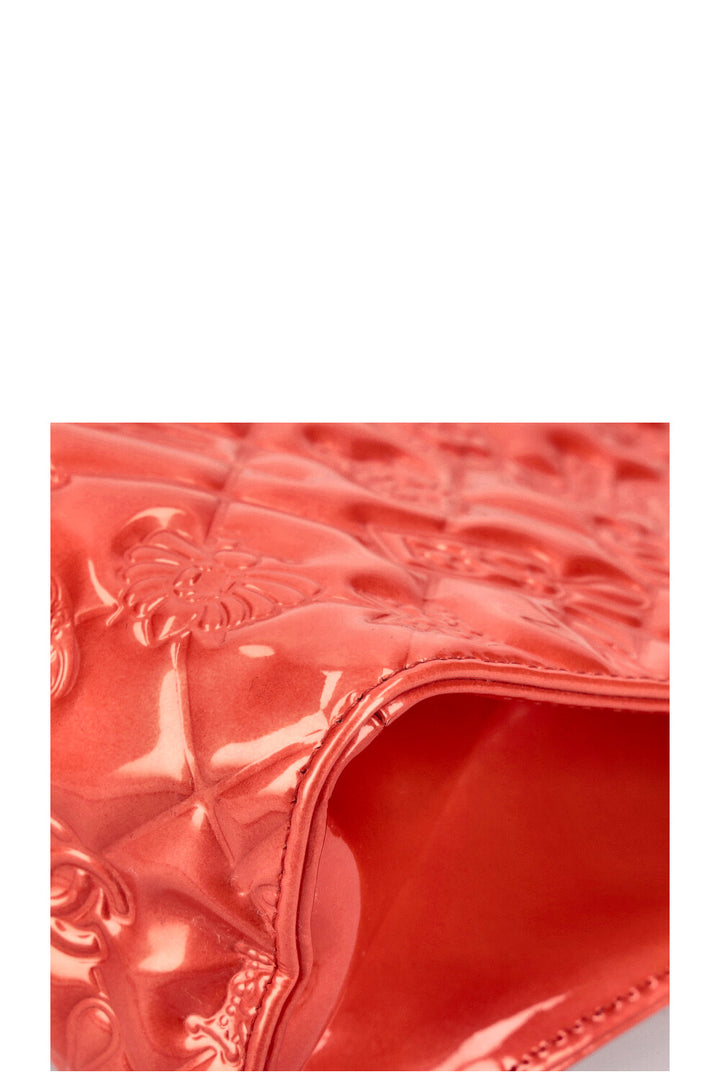 CHANEL Mademoiselle Bag Patent Coral