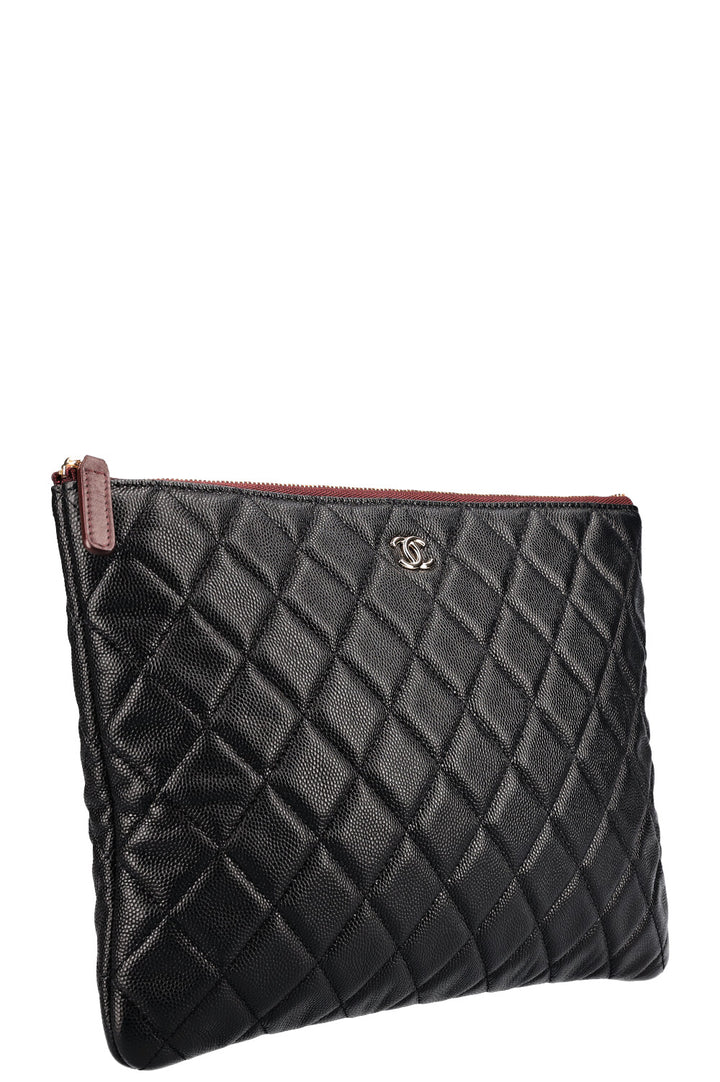 CHANEL Pochette Intemporelle Caviar Noir