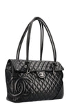 CHANEL Cambon Flap Tote Bag Black