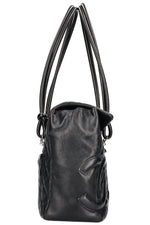 CHANEL Cambon Flap Tote Bag Black