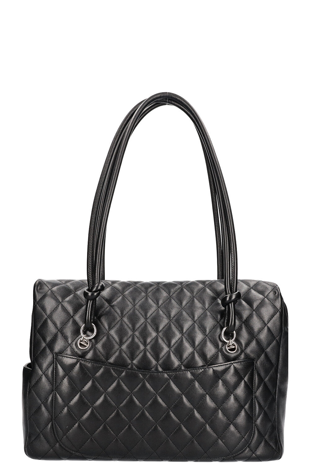 CHANEL Cambon Flap Tote Bag Black REAWAKE