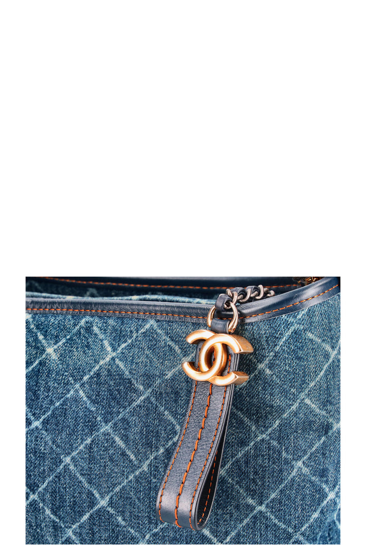 CHANEL Gabrielle Medium Denim Blue