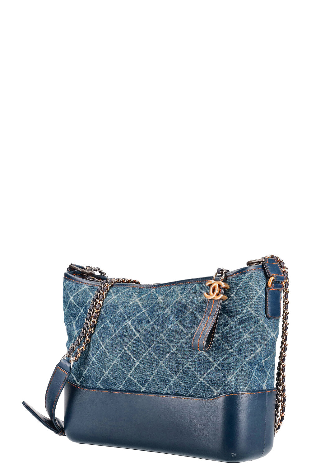 Gabrielle crossbody bag Chanel Blue in Denim - Jeans - 29003015