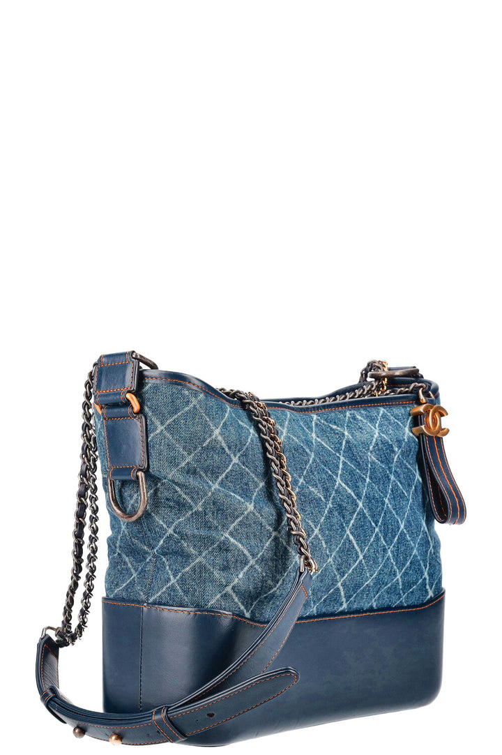 CHANEL Gabrielle Medium Denim Blue