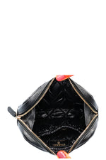 CHANEL Curvy Cosmetic Pouch Caviar Black