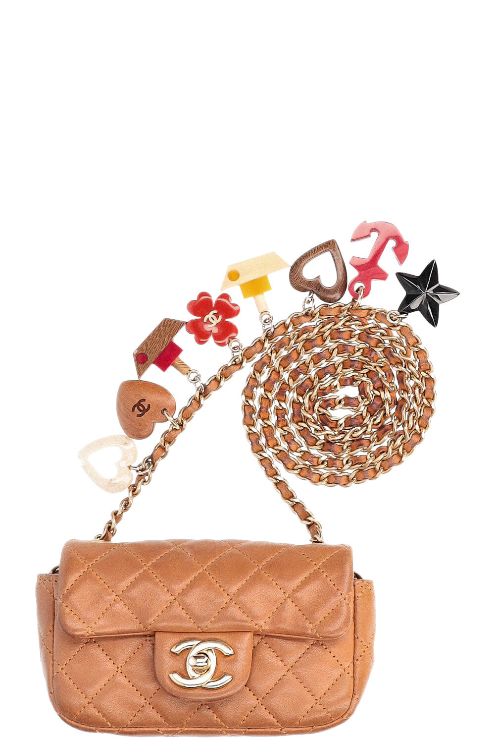 CHANEL Cruise Charm Micro Single Flap Bag