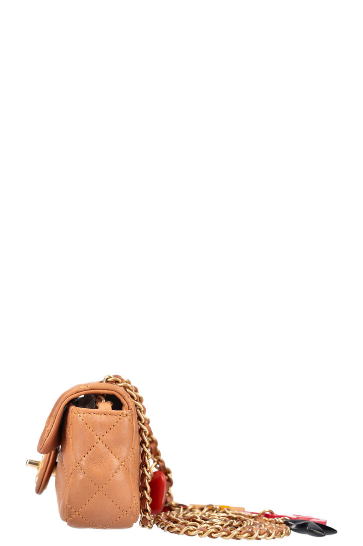 CHANEL Cruise Charm Micro Single Flap Bag