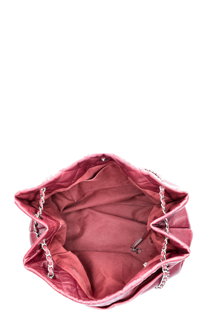 CHANEL Timeless CC Cabas Souple Bordeaux