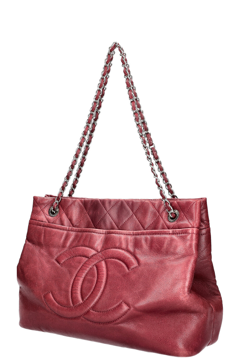 CHANEL Timeless CC Cabas Souple Bordeaux