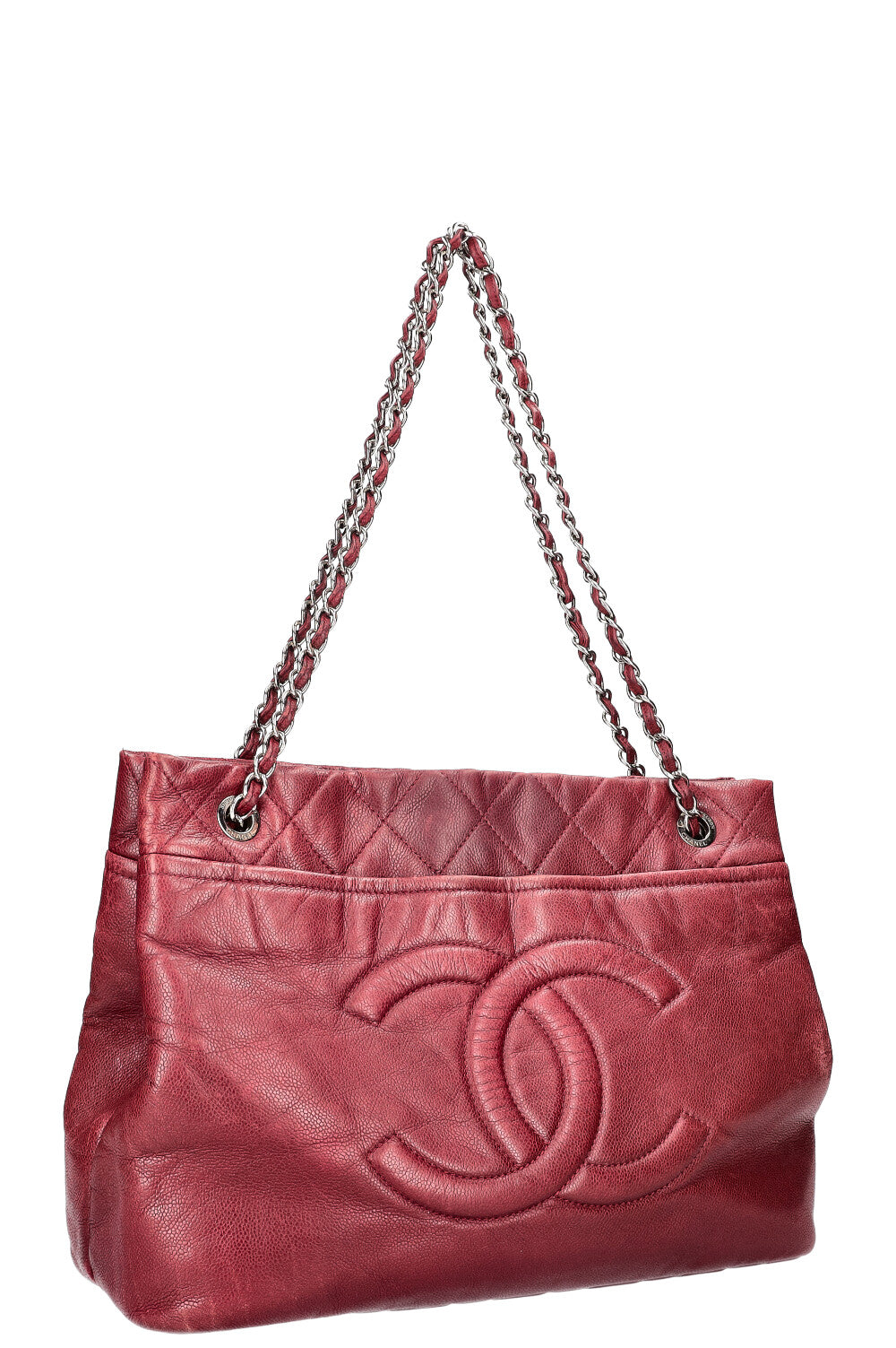 CHANEL Timeless CC Cabas Souple Bordeaux