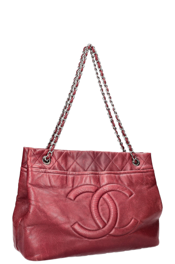 CHANEL Timeless CC Cabas Souple Bordeaux