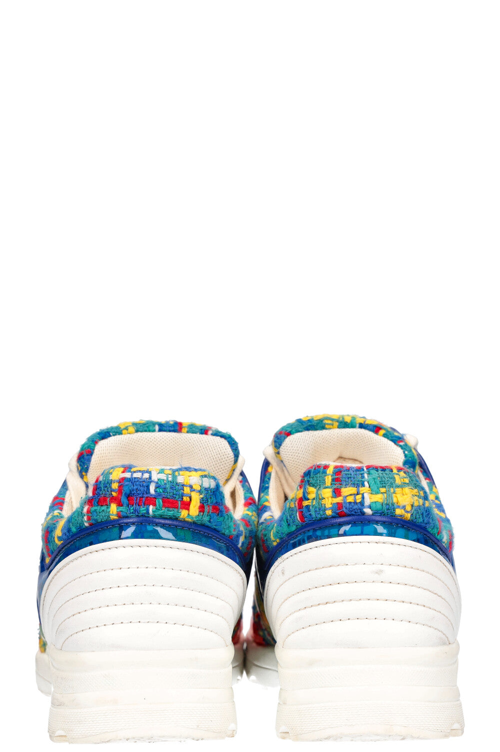 CHANEL Tennis Sneakers Tweed w Neon – REAWAKE - Main Image