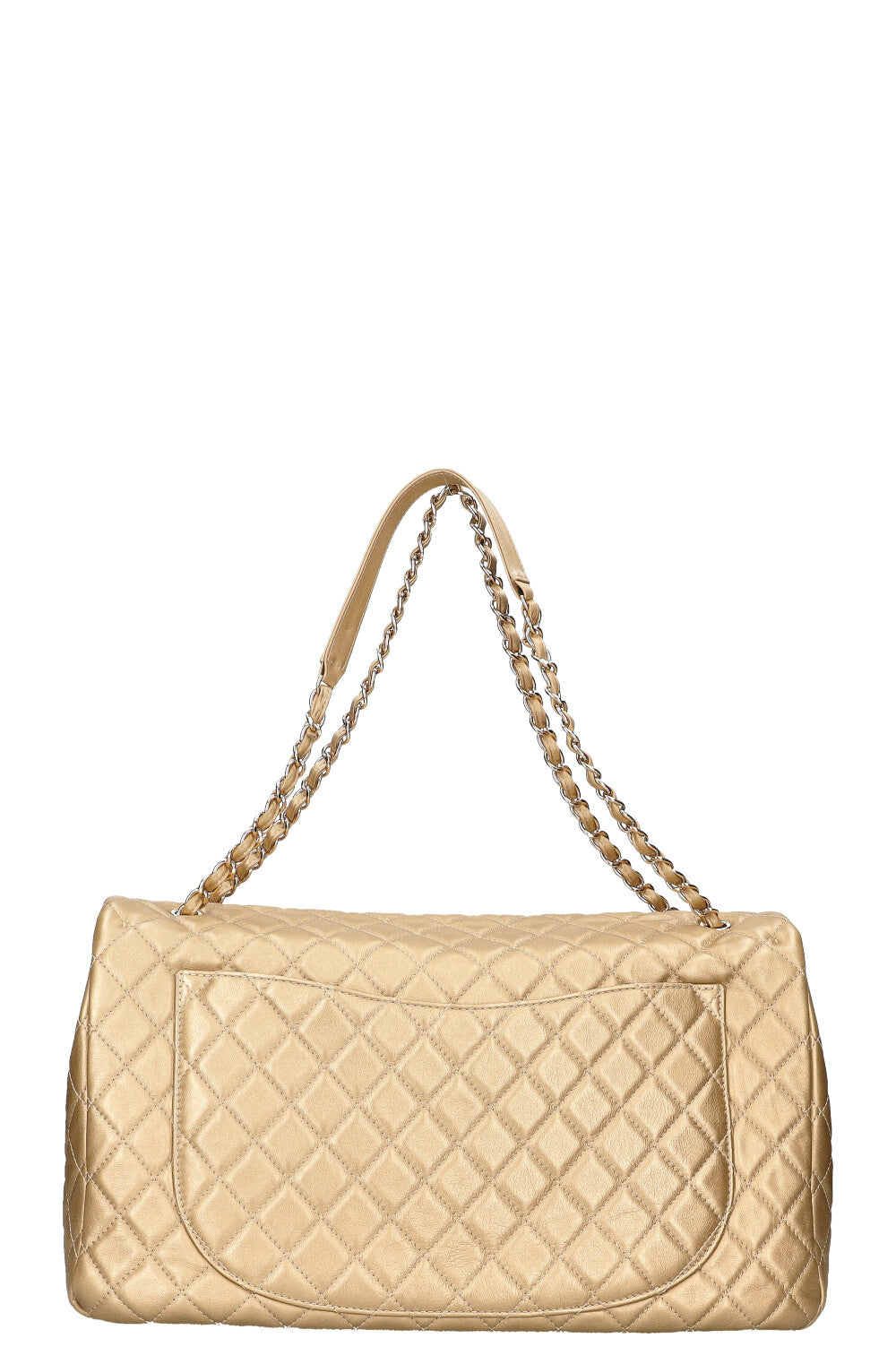 CHANEL XXL Airline Classic Flap Bag Gold
