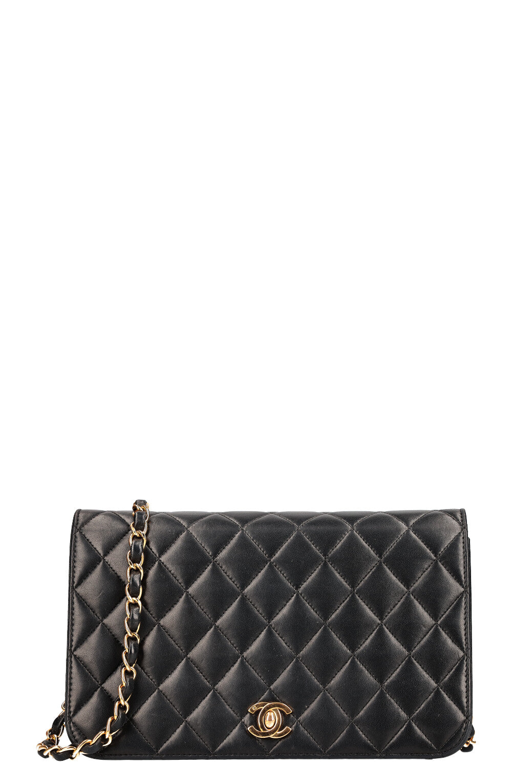CHANEL Full Flap Bag Black