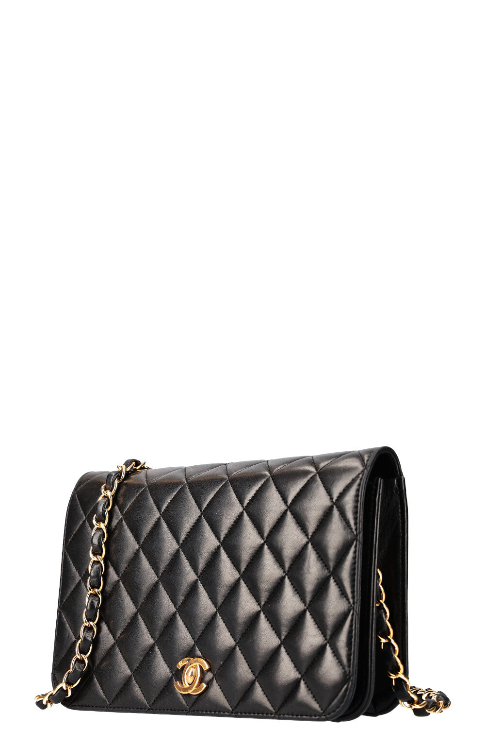 CHANEL Full Flap Bag Black