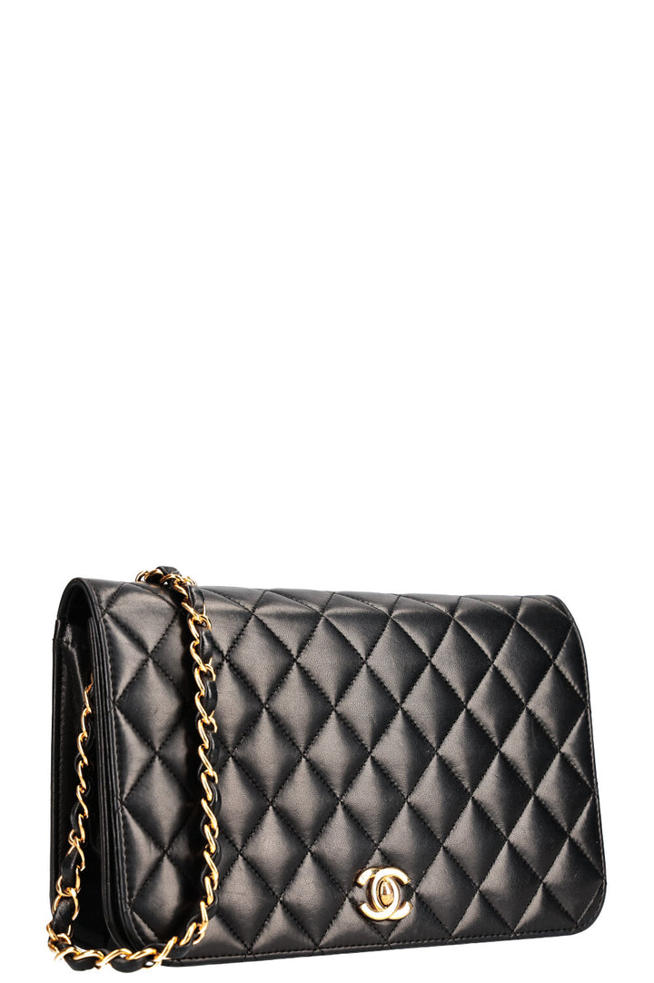 CHANEL Full Flap Bag Black