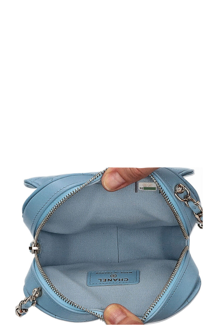 CHANEL Heart Bag Baby Blue 2022