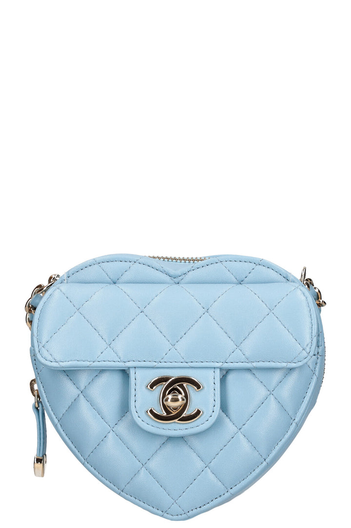 CHANEL Heart Bag Baby Blue 2022