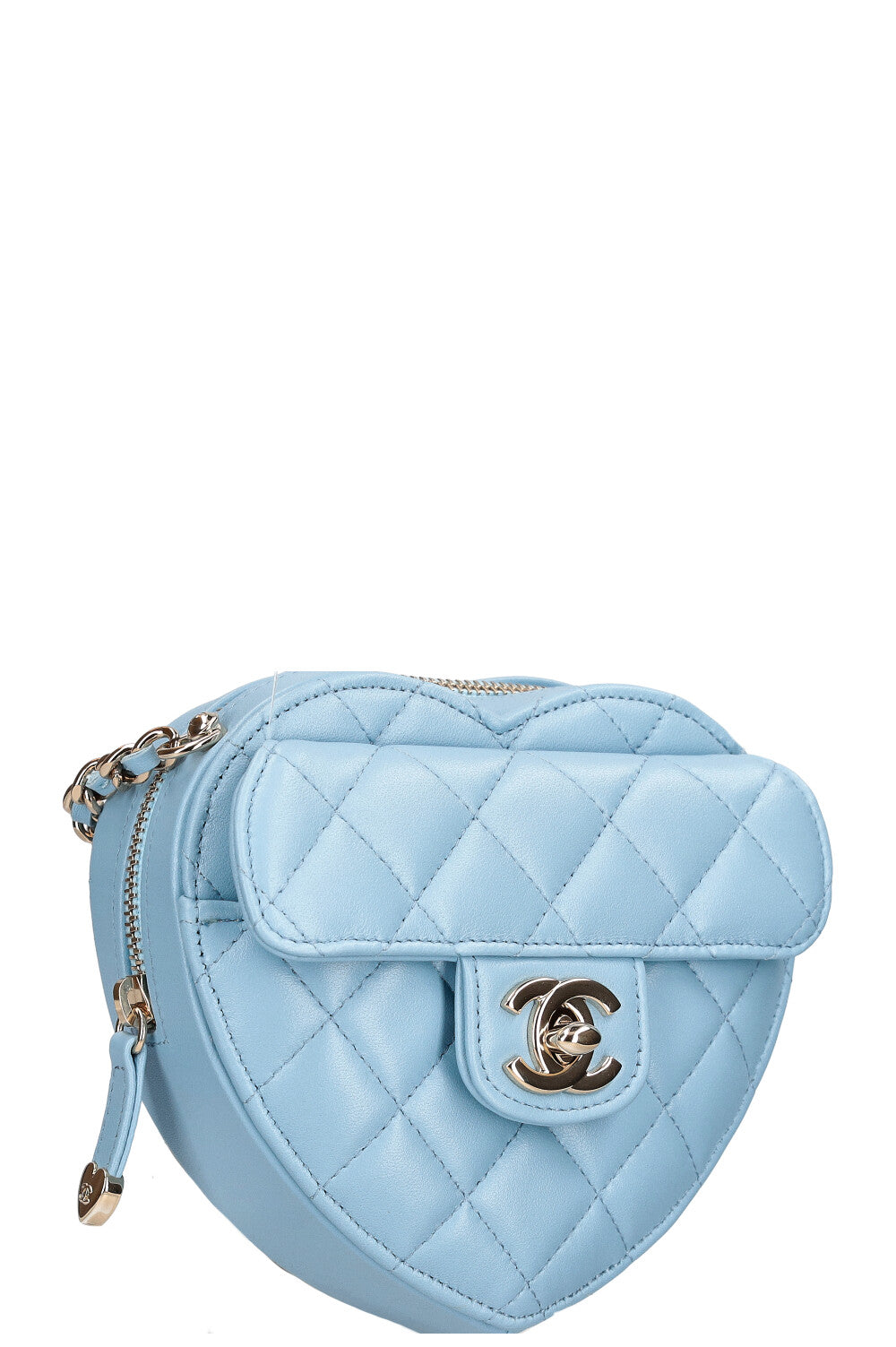 CHANEL Heart Bag Baby Blue 2022