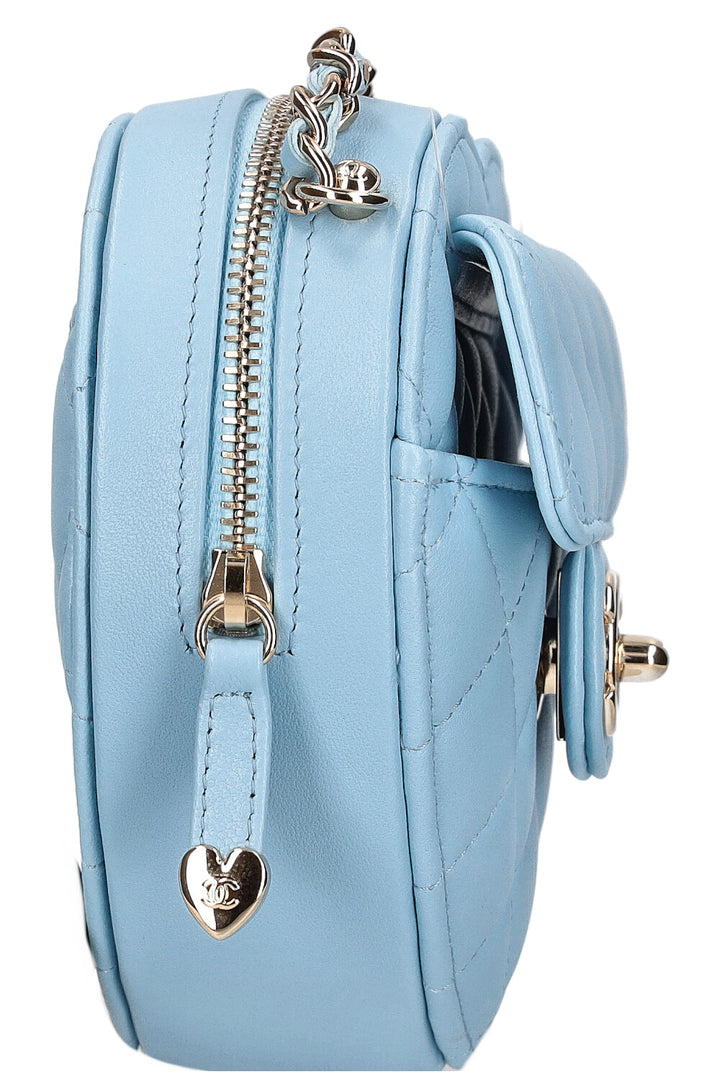 CHANEL Heart Bag Baby Blue 2022