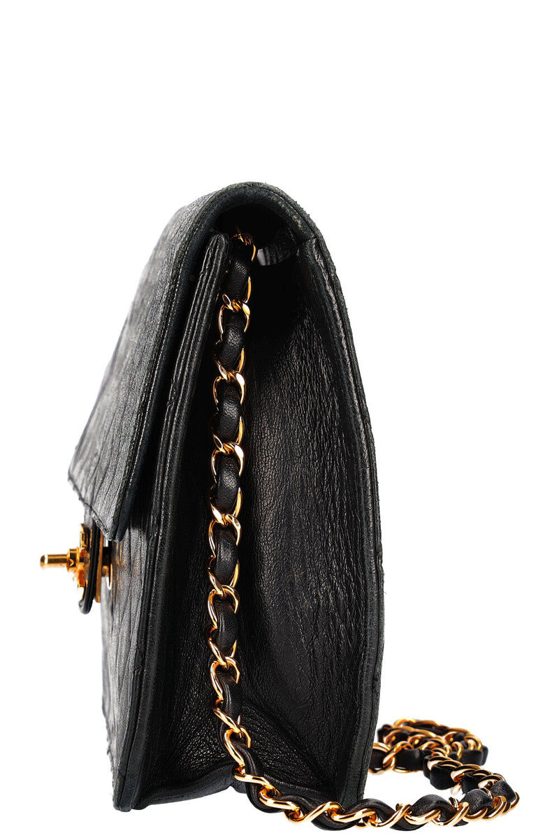 CHANEL Single Flap Bag Black