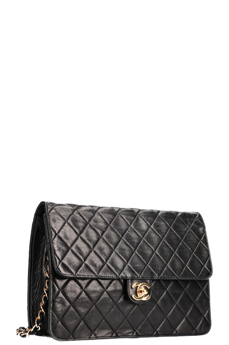 CHANEL Single Flap Bag Black