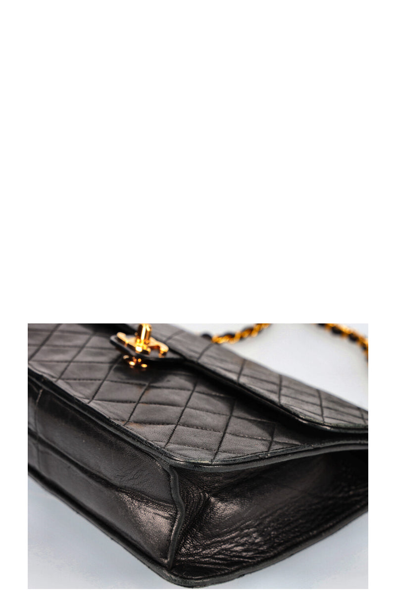 CHANEL Single Flap Bag Black