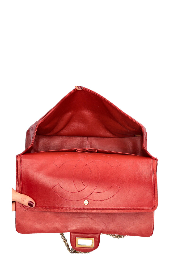 CHANEL 2.55 Large Red 2011