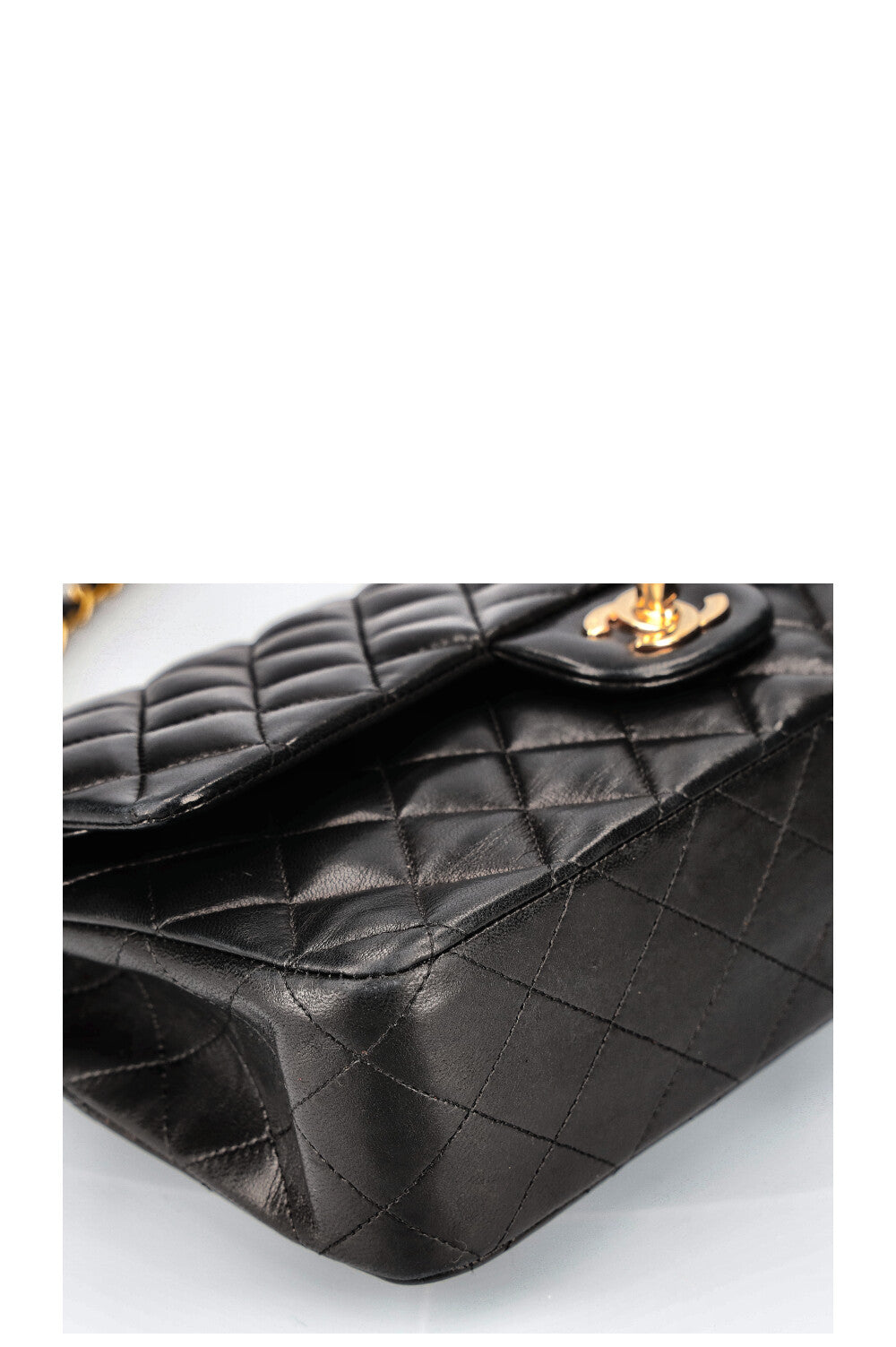 CHANEL Double Flap Bag Black Medium 2011