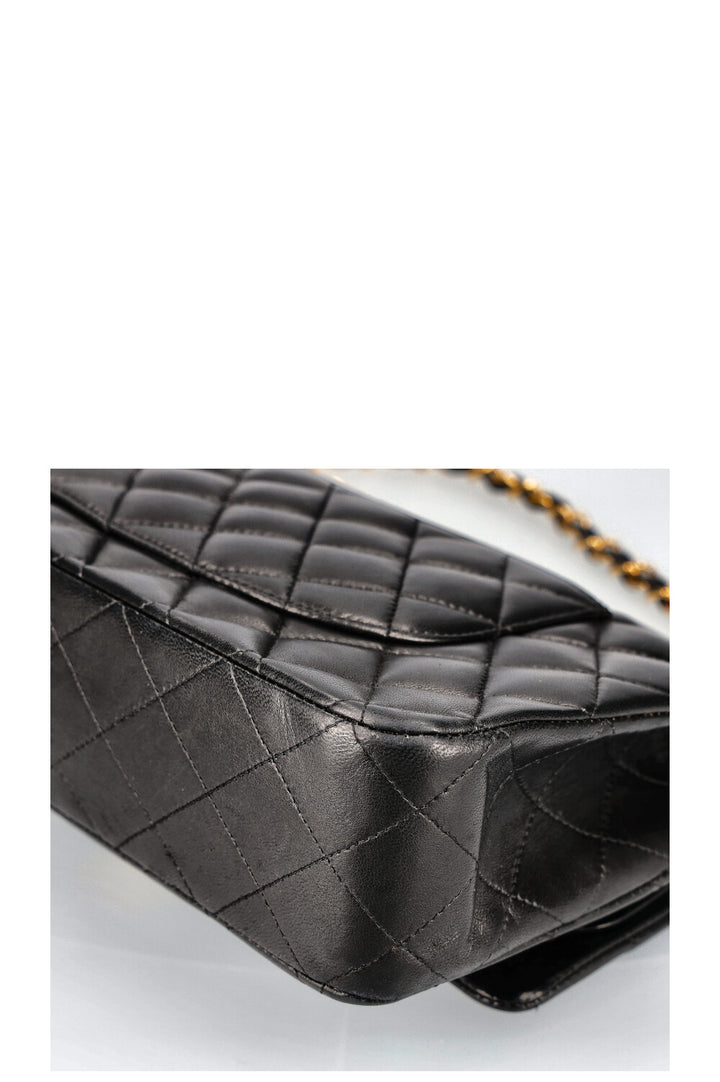 CHANEL Double Flap Bag Black Medium 2011