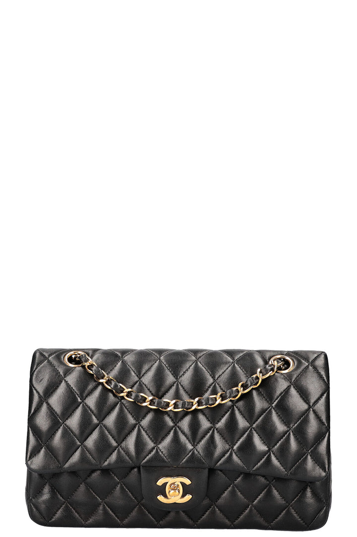 CHANEL Double Flap Bag Black Medium 2011