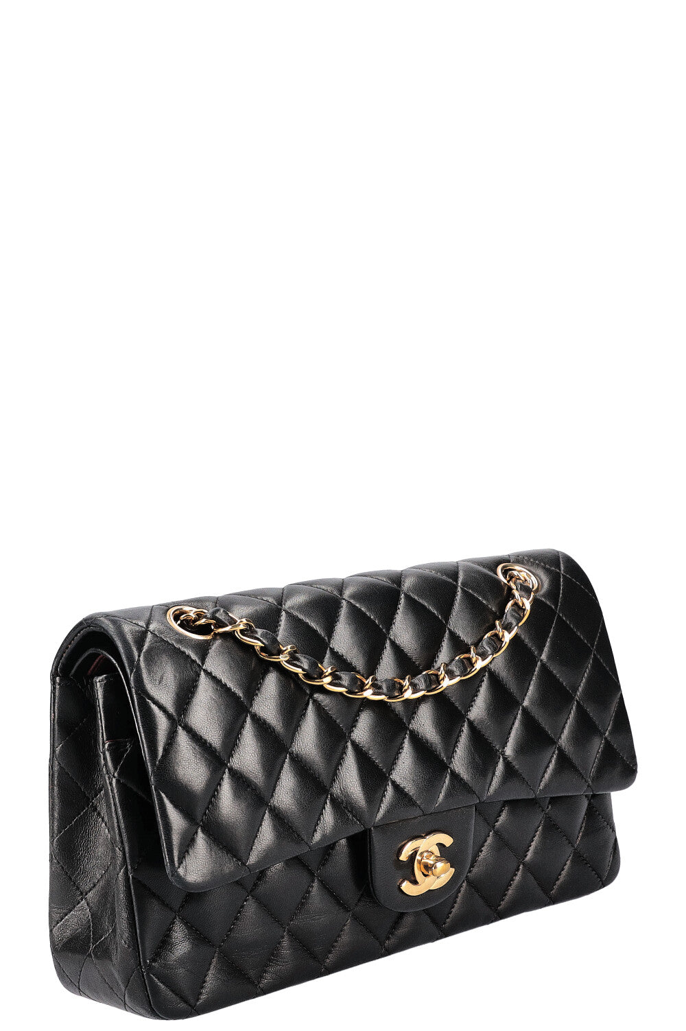 CHANEL Double Flap Bag Black Medium 2011