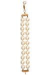 CHANEL Double String Pearl Bracelet