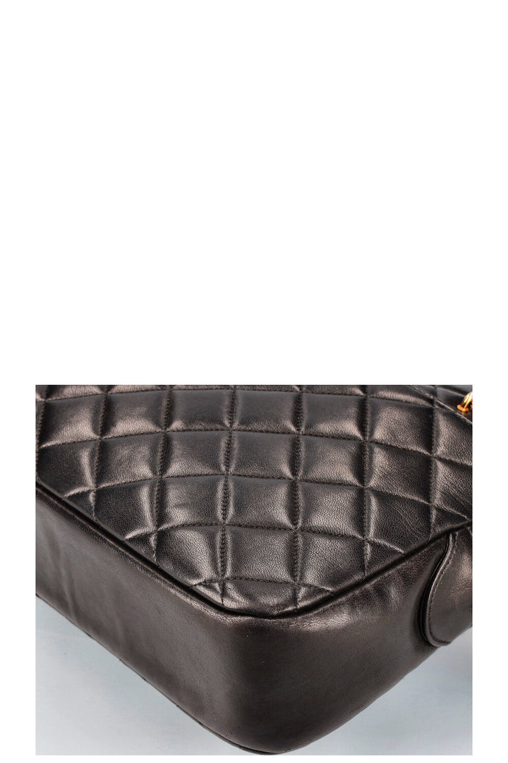 CHANEL Camera Bag Quilted Black