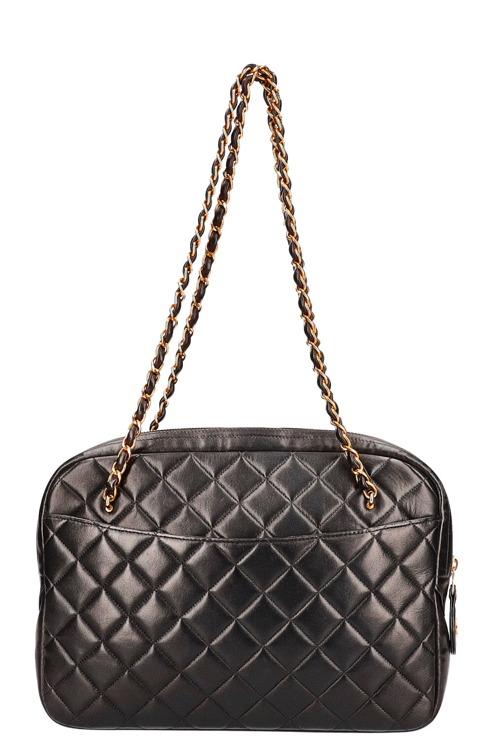 CHANEL Camera Bag Quilted Black