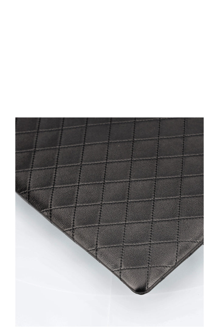 CHANEL Clutch Quilted Black