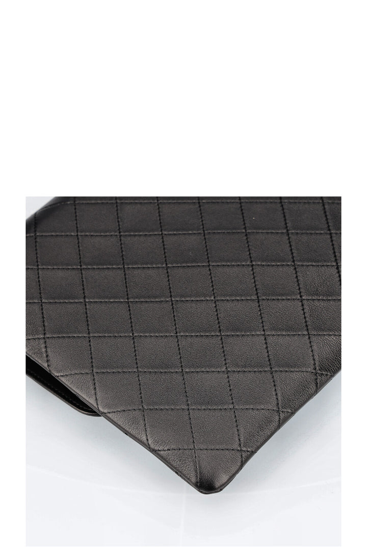 CHANEL Clutch Quilted Black