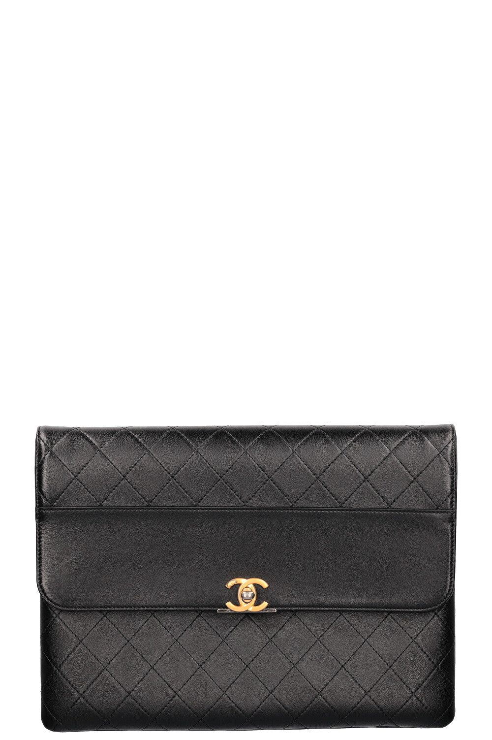 Chanel Clutch Quilted Black