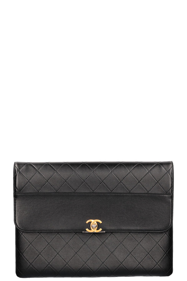 Chanel Clutch Quilted Black