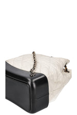 CHANEL Gabrielle Backpack Leather White