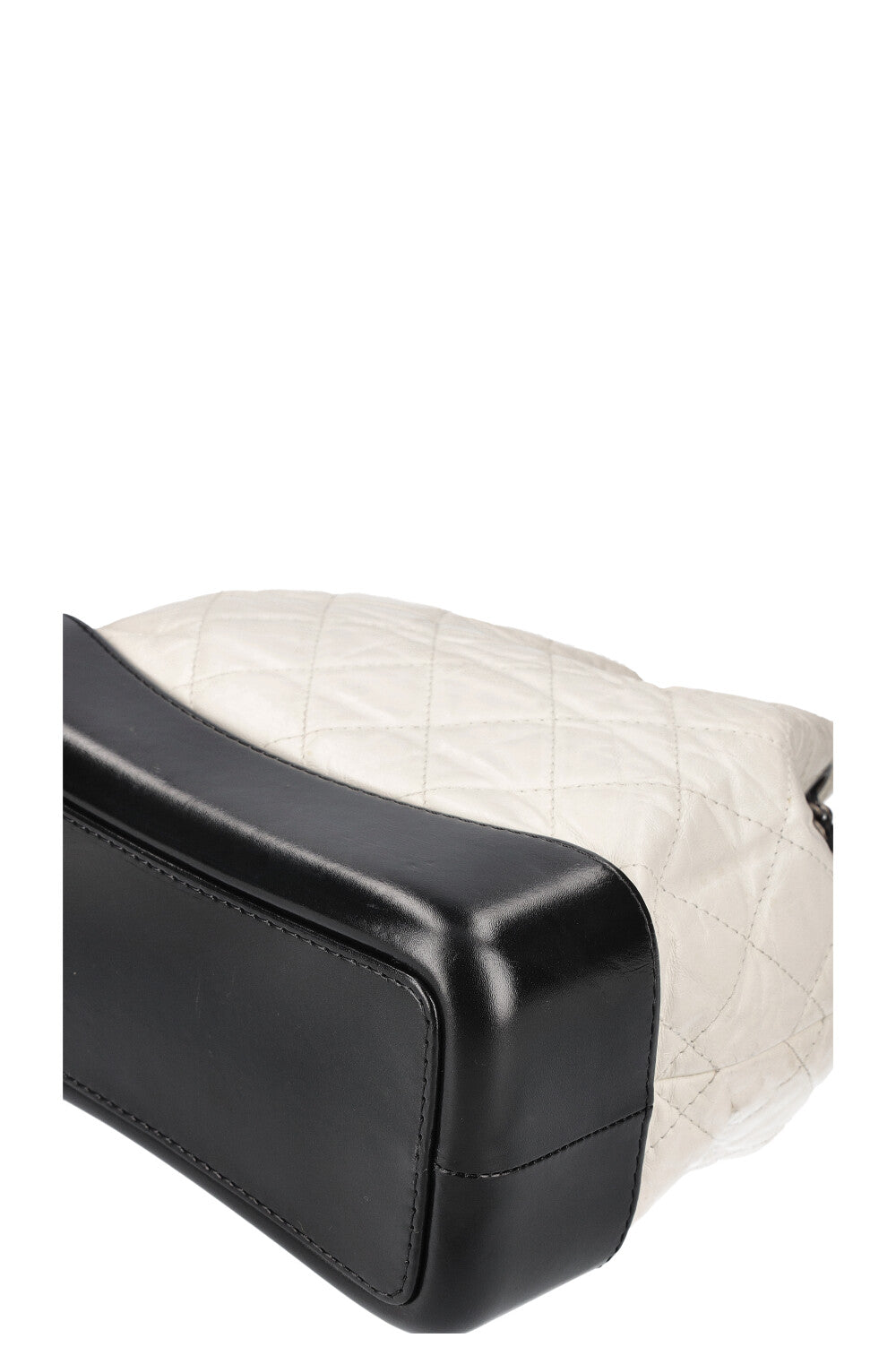 CHANEL Gabrielle Backpack Leather White