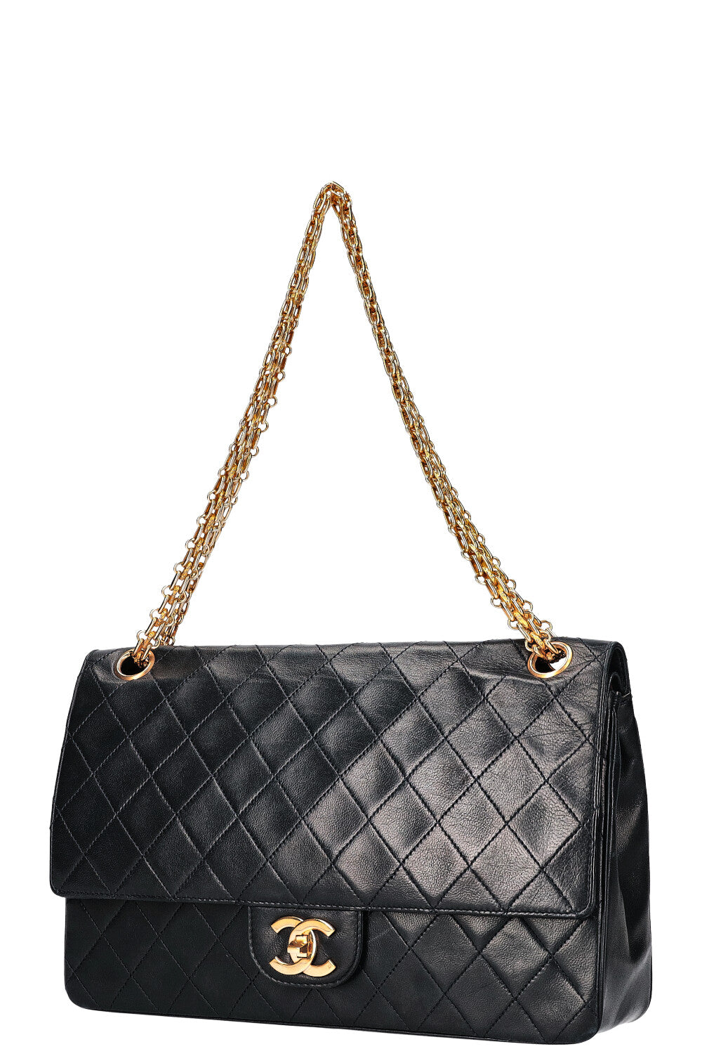 CHANEL Vintage Reissue Chain Double Flap Bag Midnight Blue REAWAKE