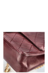 CHANEL Vintage Reissue Chain Double Flap Bag Bordeaux