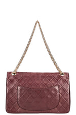 CHANEL Vintage Reissue Chain Double Flap Bag Bordeaux