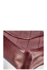 CHANEL Vintage Reissue Chain Double Flap Bag Bordeaux