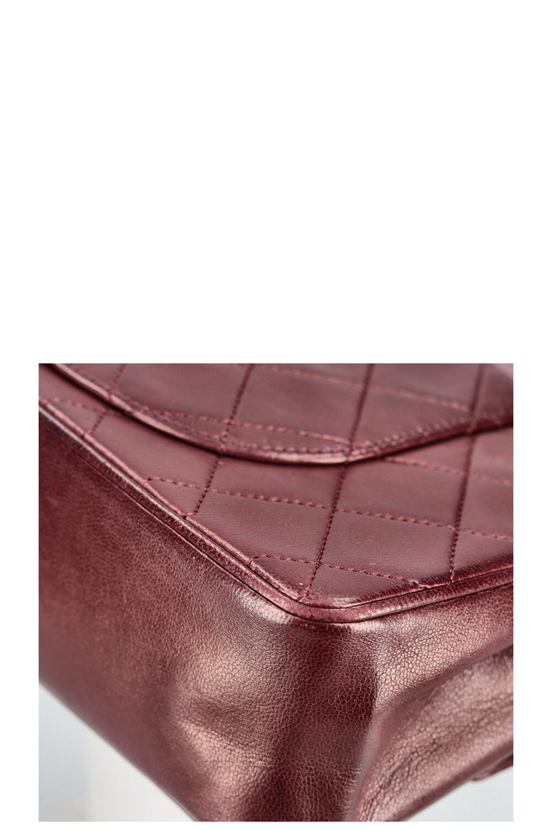 CHANEL Vintage Reissue Chain Double Flap Bag Bordeaux