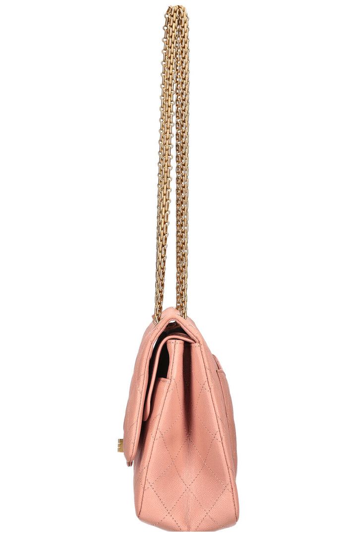 CHANEL 2.55 Reissue Double Flap Bag Caviar Pink