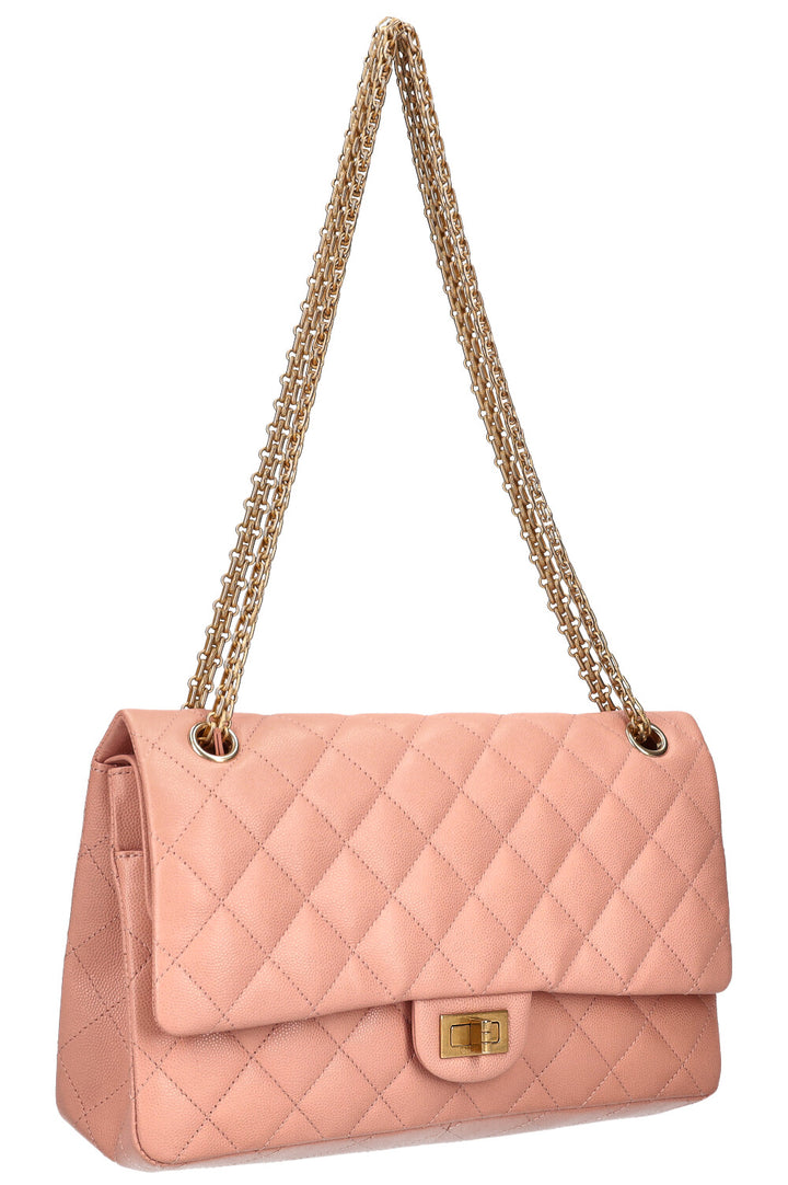 CHANEL 2.55 Reissue Double Flap Bag Caviar Pink