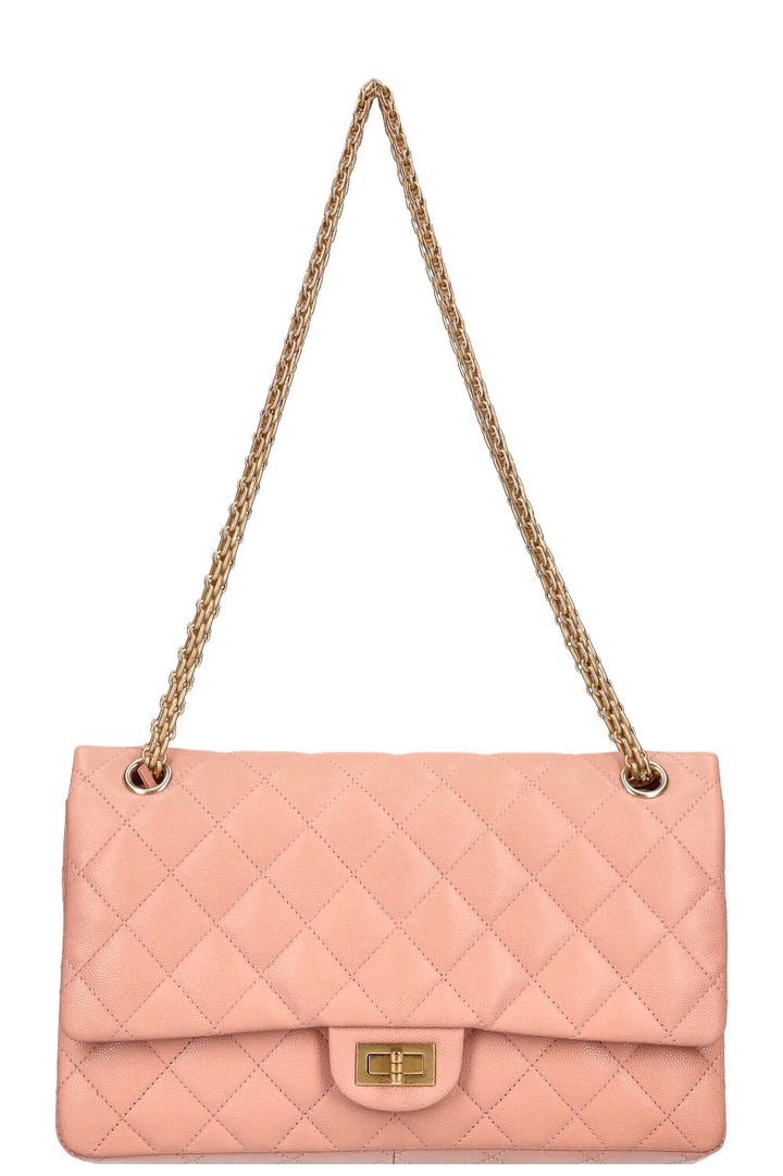 CHANEL 2.55 Reissue Double Flap Bag Caviar Pink