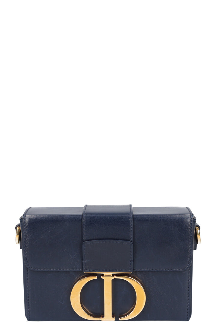 CHRISTIAN DIOR 30 Montaigne Box Bag Navy blue